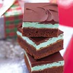 Frozen Chocolate Mint Squares 